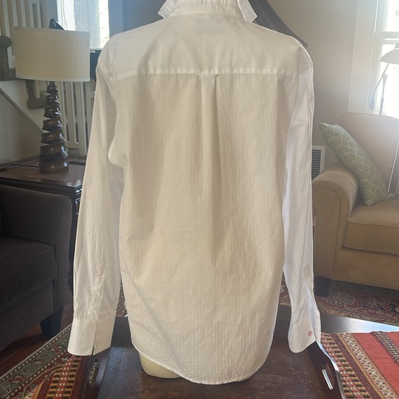 ALFANI UNISEX MEN’S WHITE SHIRT SZ LG - Picture 4 of 15